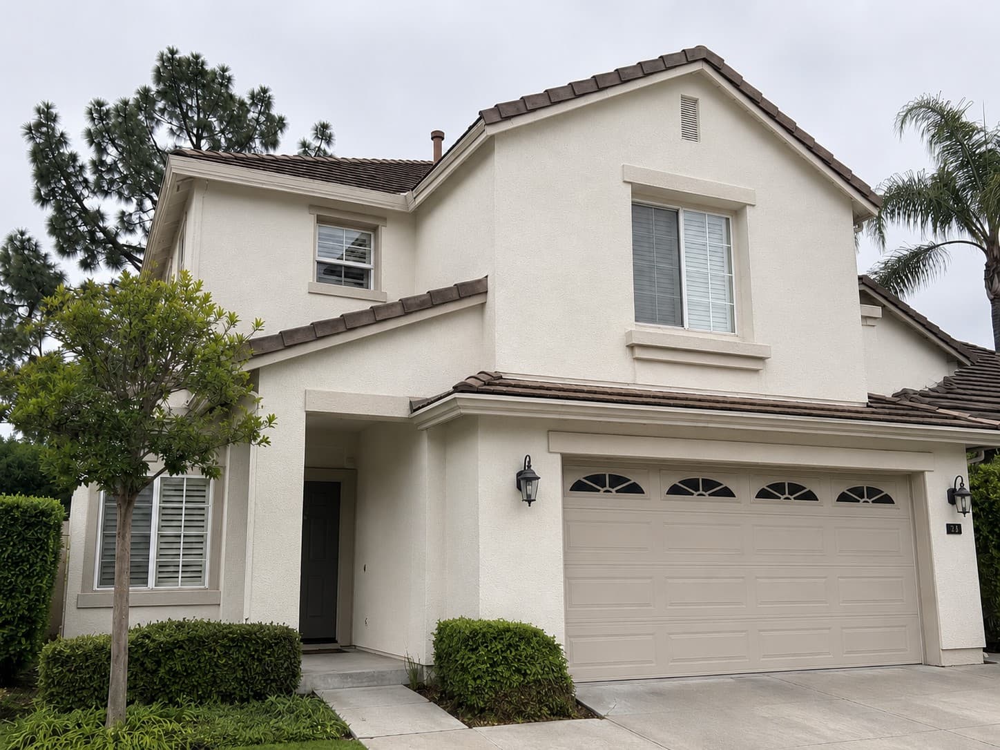 Home exterior after Washwell soft washing