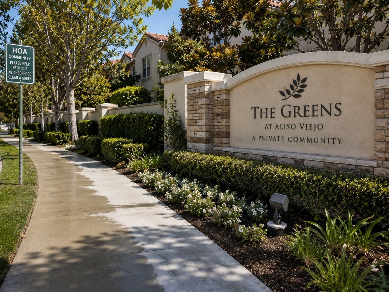 HOA / Common Areas pressure washing service